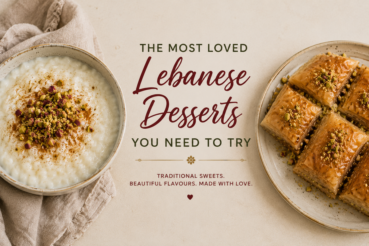 The Most Loved Lebanese Desserts You Need To Try